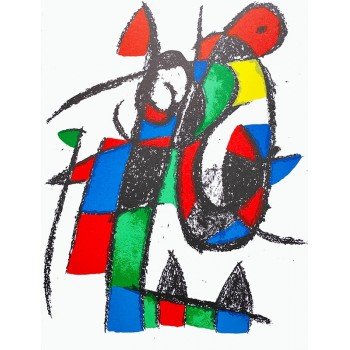 Joan Miró - Litografía a color número II